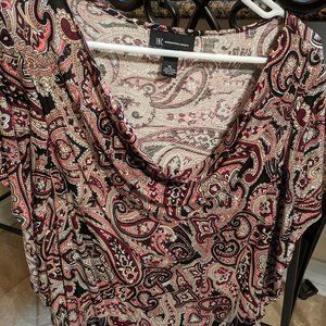 NWOT~ Beautiful Blouse with Paisley design.